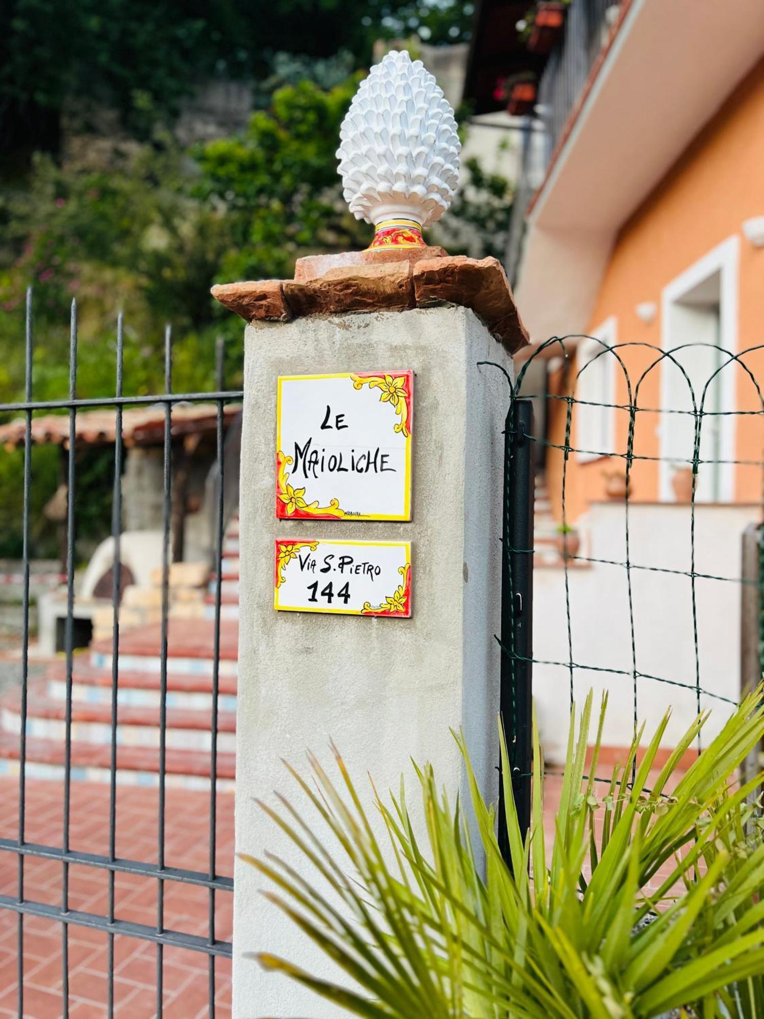 Le Maioliche Villa Saponara Exterior foto